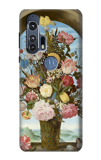 S3749 Vase de fleurs Etui Coque Housse pour Motorola Edge+