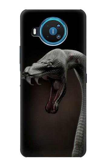 S1597 Noir Mamba Serpent Etui Coque Housse pour Nokia 8.3 5G