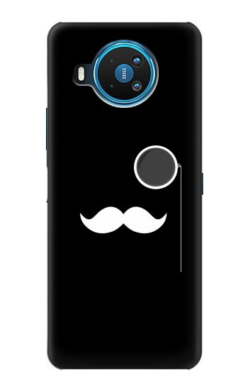 S1946 Sir Mustache Minimalisme Etui Coque Housse pour Nokia 8.3 5G