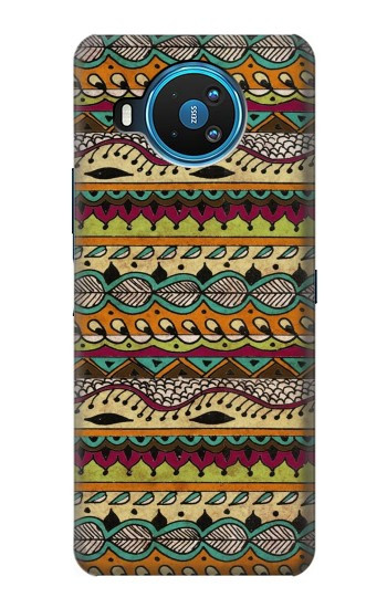 S2860 Boho Hippie Motif aztèque Etui Coque Housse pour Nokia 8.3 5G