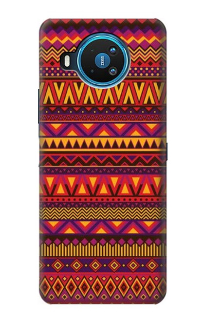 S3404 Aztèques Motif Etui Coque Housse pour Nokia 8.3 5G