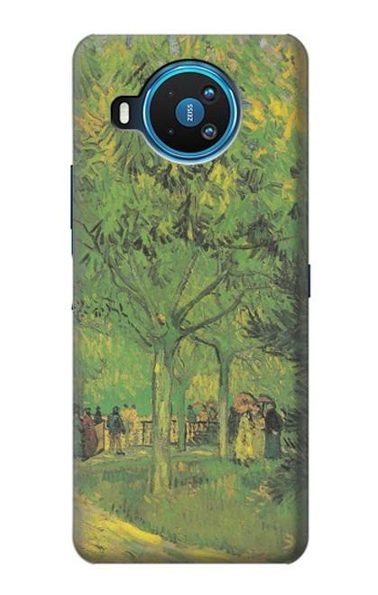 S3748 Van Gogh une ruelle dans un jardin public Etui Coque Housse pour Nokia 8.3 5G