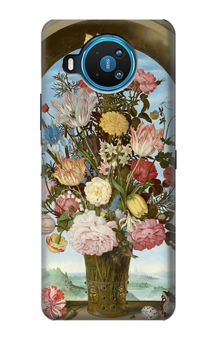 S3749 Vase de fleurs Etui Coque Housse pour Nokia 8.3 5G