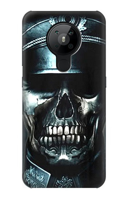 S0754 crâne soldat Etui Coque Housse pour Nokia 5.3