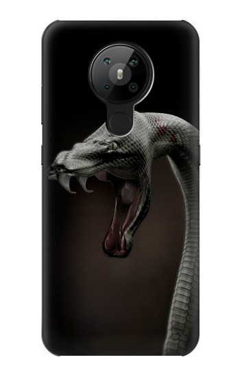 S1597 Noir Mamba Serpent Etui Coque Housse pour Nokia 5.3
