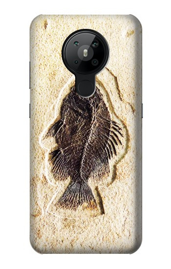 S2562 fossile poisson Etui Coque Housse pour Nokia 5.3