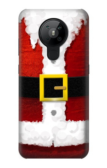 S2846 Costume de Noël Père Noël Rouge Etui Coque Housse pour Nokia 5.3