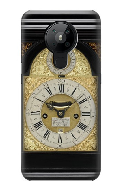 S3144 Support Antique Horloge Etui Coque Housse pour Nokia 5.3