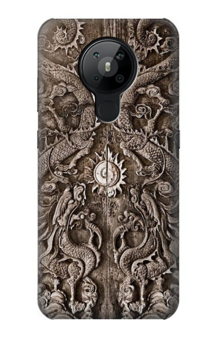 S3395 dragon Porte Etui Coque Housse pour Nokia 5.3