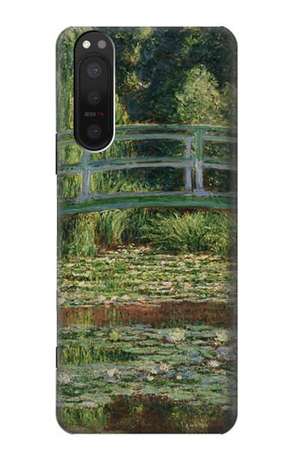 S3674 Claude Monet La passerelle japonaise et la piscine de nénuphars Etui Coque Housse pour Sony Xperia 5 II