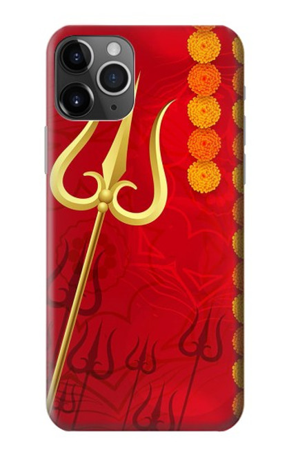 S3788 Shiv Trishul Etui Coque Housse pour iPhone 11 Pro Max