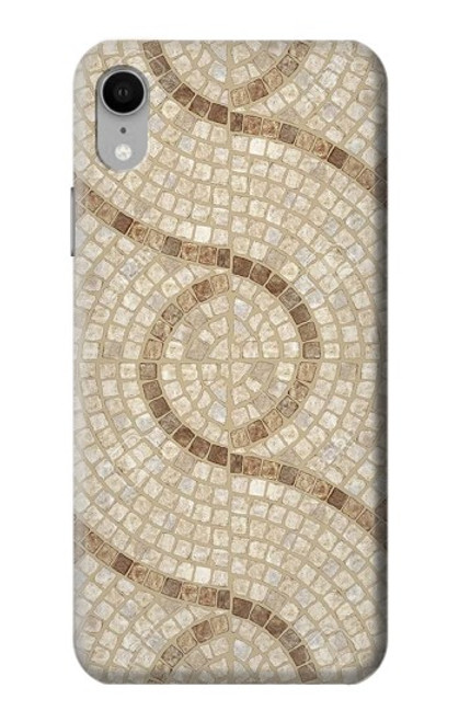 S3703 Carreaux de mosaïque Etui Coque Housse pour iPhone XR