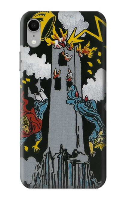 S3745 Carte de tarot la tour Etui Coque Housse pour iPhone XR
