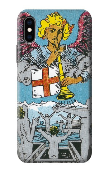 S3743 Carte de tarot le jugement Etui Coque Housse pour iPhone X, iPhone XS