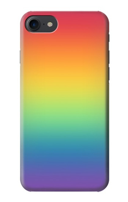 S3698 Drapeau de fierté LGBT Etui Coque Housse pour iPhone 7, iPhone 8, iPhone SE (2020) (2022)
