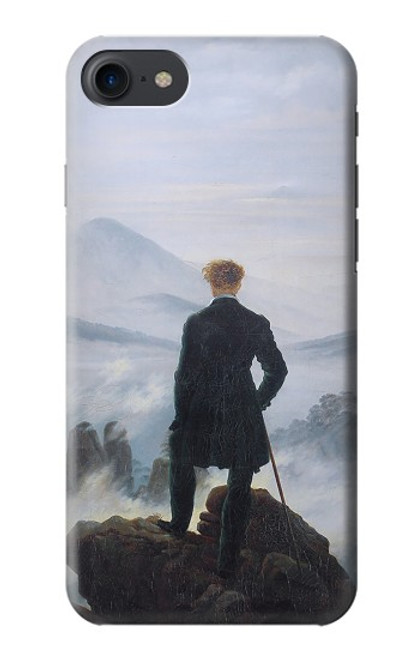 S3789 Wanderer above the Sea of Fog Etui Coque Housse pour iPhone 7, iPhone 8, iPhone SE (2020) (2022)