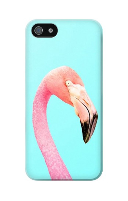 S3708 Flamant rose Etui Coque Housse pour iPhone 5 5S SE