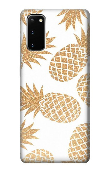 S3718 Ananas sans soudure Etui Coque Housse pour Samsung Galaxy S20
