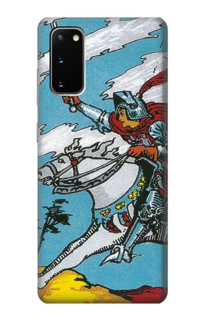 S3731 Carte de tarot chevalier des épées Etui Coque Housse pour Samsung Galaxy S20