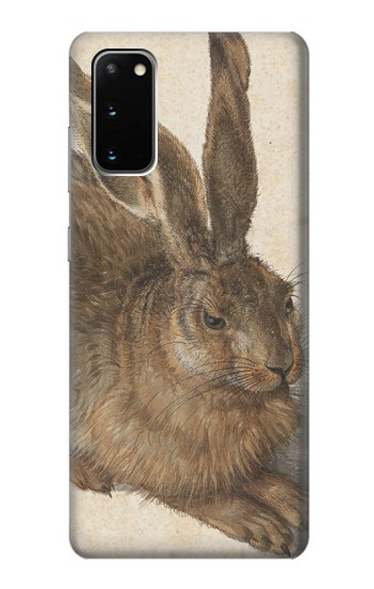 S3781 Albrecht Durer Young Hare Etui Coque Housse pour Samsung Galaxy S20