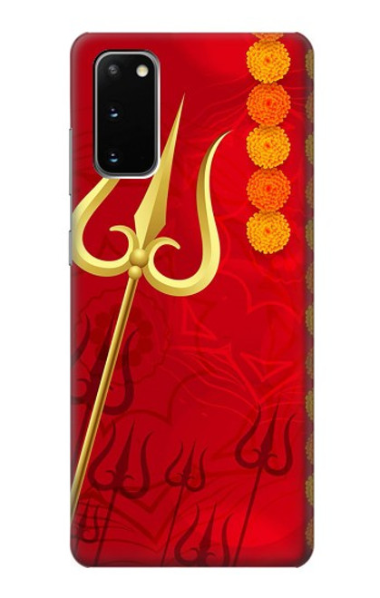 S3788 Shiv Trishul Etui Coque Housse pour Samsung Galaxy S20