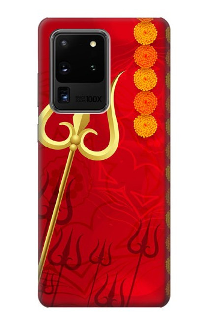 S3788 Shiv Trishul Etui Coque Housse pour Samsung Galaxy S20 Ultra