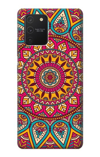 S3694 Modèle d'art hippie Etui Coque Housse pour Samsung Galaxy S10 Lite