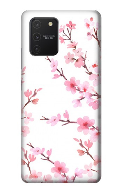 S3707 Fleur de cerisier rose fleur de printemps Etui Coque Housse pour Samsung Galaxy S10 Lite