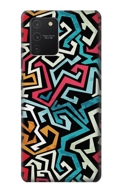 S3712 Motif Pop Art Etui Coque Housse pour Samsung Galaxy S10 Lite