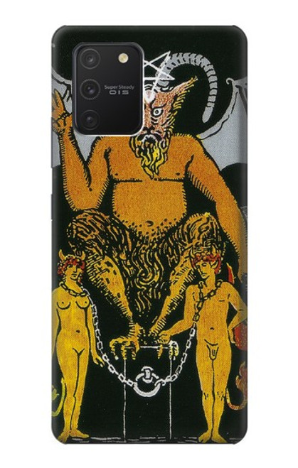 S3740 Carte de tarot le diable Etui Coque Housse pour Samsung Galaxy S10 Lite
