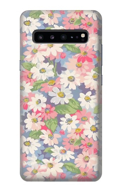 S3688 Motif d'art floral floral Etui Coque Housse pour Samsung Galaxy S10 5G