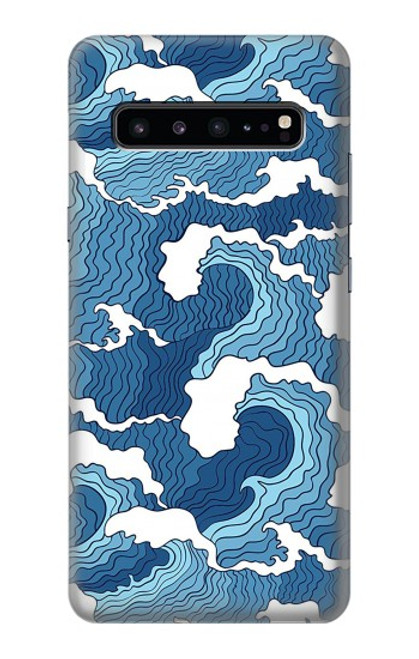 S3751 Modèle de vague Etui Coque Housse pour Samsung Galaxy S10 5G
