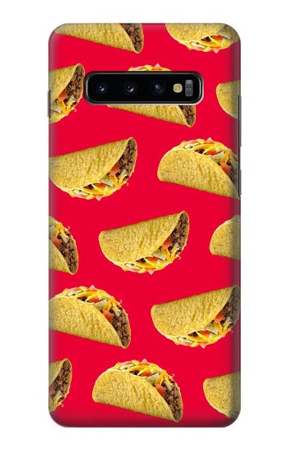 S3755 Tacos mexicains Etui Coque Housse pour Samsung Galaxy S10 Plus