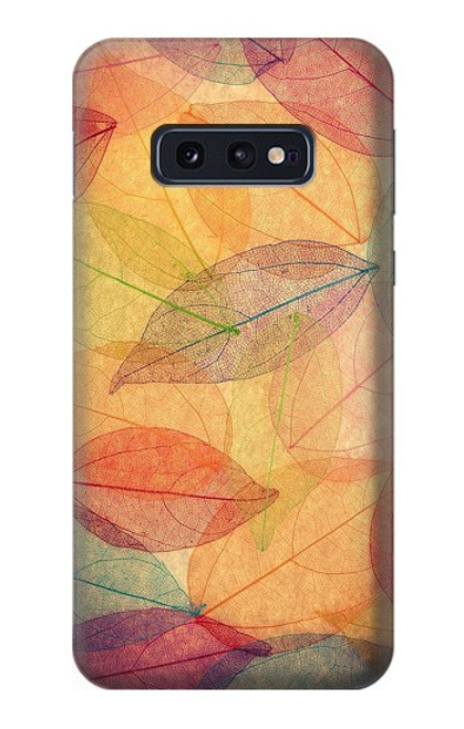S3686 Automne Feuille Automne Etui Coque Housse pour Samsung Galaxy S10e