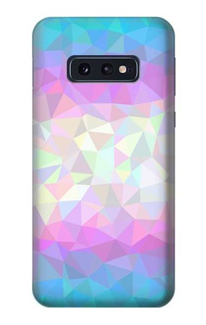 S3747 Polygone de drapeau trans Etui Coque Housse pour Samsung Galaxy S10e