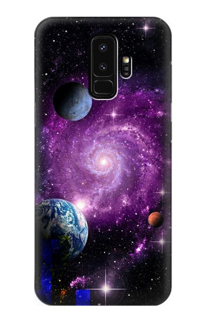 S3689 Planète spatiale Galaxy Etui Coque Housse pour Samsung Galaxy S9 Plus