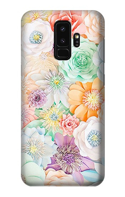 S3705 Fleur florale pastel Etui Coque Housse pour Samsung Galaxy S9 Plus