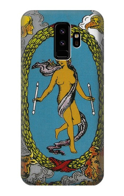 S3746 Carte de tarot le monde Etui Coque Housse pour Samsung Galaxy S9