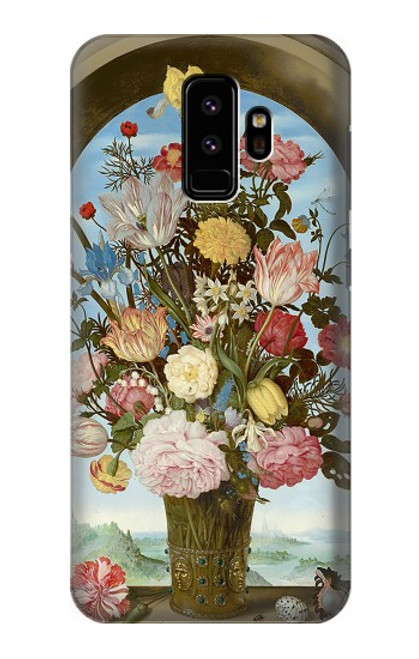 S3749 Vase de fleurs Etui Coque Housse pour Samsung Galaxy S9
