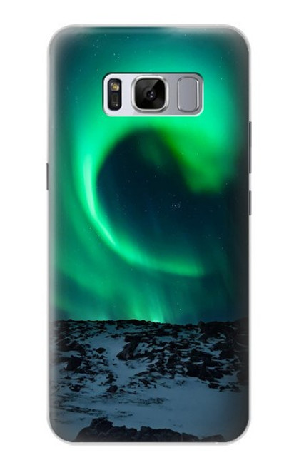 S3667 Aurora Northern Light Etui Coque Housse pour Samsung Galaxy S8 Plus