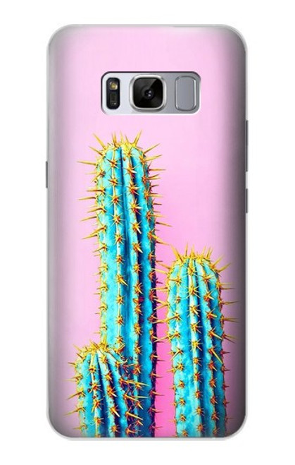 S3673 Cactus Etui Coque Housse pour Samsung Galaxy S8 Plus