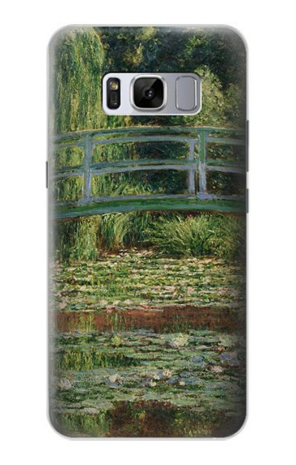 S3674 Claude Monet La passerelle japonaise et la piscine de nénuphars Etui Coque Housse pour Samsung Galaxy S8 Plus
