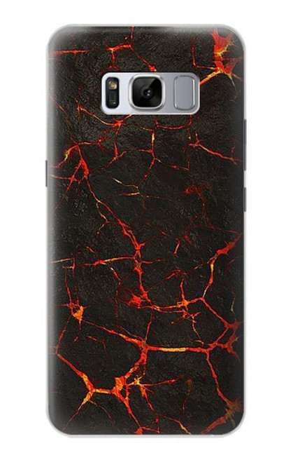 S3696 Magma de lave Etui Coque Housse pour Samsung Galaxy S8 Plus