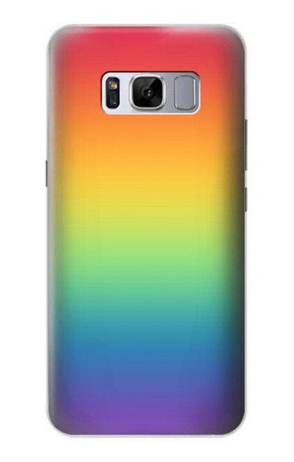 S3698 Drapeau de fierté LGBT Etui Coque Housse pour Samsung Galaxy S8 Plus