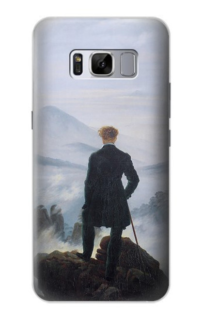 S3789 Wanderer above the Sea of Fog Etui Coque Housse pour Samsung Galaxy S8 Plus