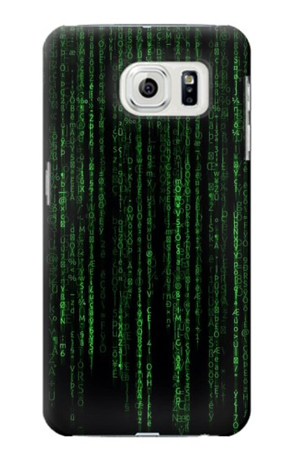 S3668 Code binaire Etui Coque Housse pour Samsung Galaxy S7 Edge