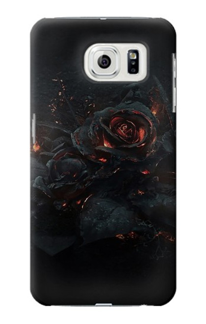 S3672 Rose brûlée Etui Coque Housse pour Samsung Galaxy S7 Edge