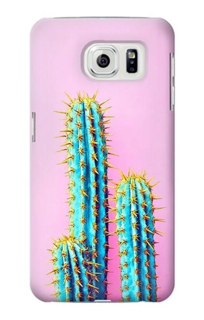 S3673 Cactus Etui Coque Housse pour Samsung Galaxy S7 Edge