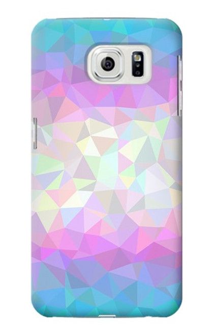 S3747 Polygone de drapeau trans Etui Coque Housse pour Samsung Galaxy S7 Edge