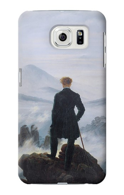 S3789 Wanderer above the Sea of Fog Etui Coque Housse pour Samsung Galaxy S7 Edge